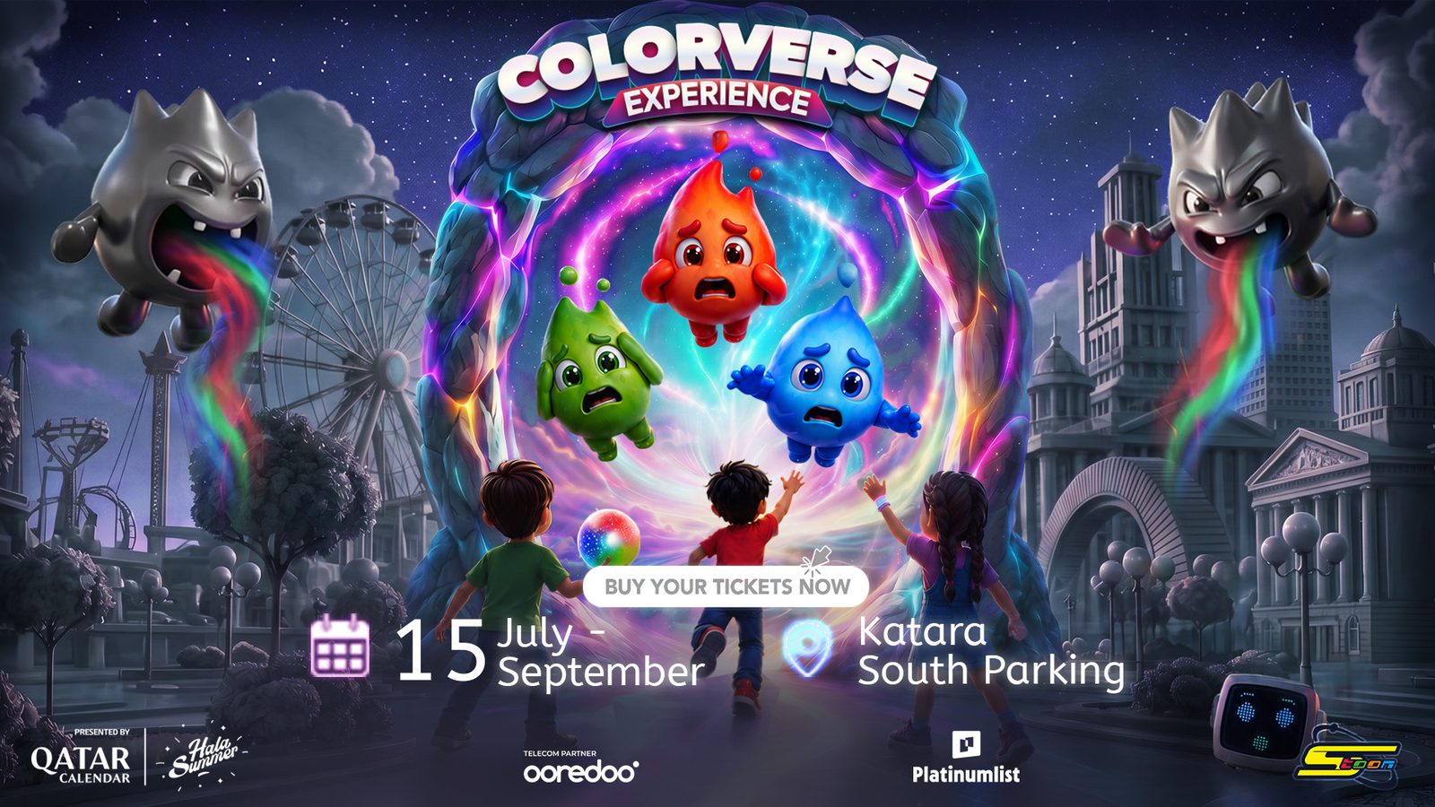 Colorverse Experience Qatar key visual
