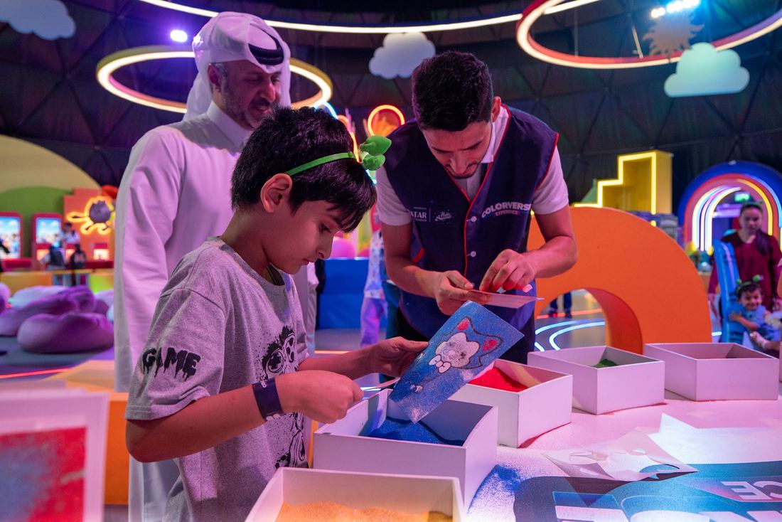 Sand art workshop